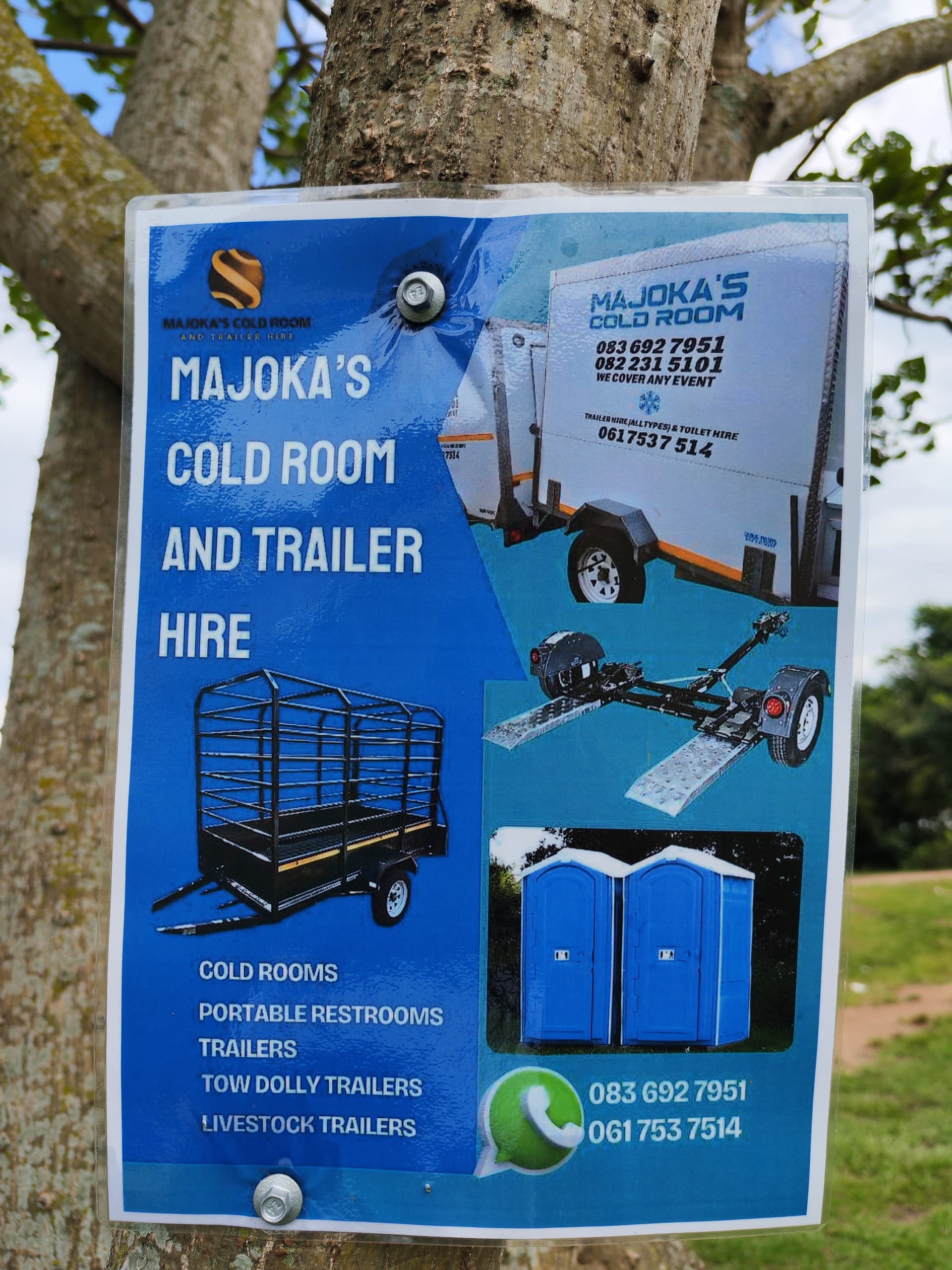Trailer hire poster